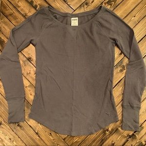PINK Victoria’s Secret Grey Thermal Long Sleeve